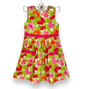 Crazy 8 Dress Girls‎ Size 10/12 Floral Pink Spring Summer Easter Pretty Flowers